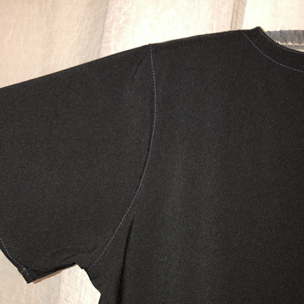carhartt M Force Stretch Black Blue Scrub Top - Picture 15 of 15